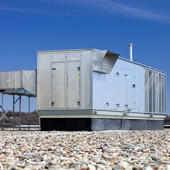Commercial rooftop Air conditioning Unit.